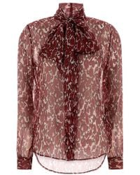 Saint Laurent - Regular Printed Shirt - Lyst