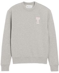 Ami Paris - Ami De Coeur Cotton Sweatshirt - Lyst
