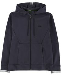 BOSS - Solid Hood Sweatshirt - Lyst
