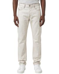 DIESEL - Straight Mid Rise Jeans - Lyst