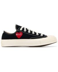 COMME DES GARÇONS PLAY - Chuck 70 Low-Top Canvas Sneakers With Logo Print - Lyst