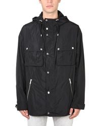 Balmain - Hooded Nylon Jacket - Lyst