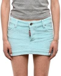 DSquared² - Solid Mini Skirt - Lyst