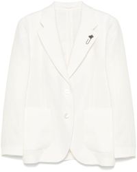 Lardini - Single Breasted Blazer - Lyst