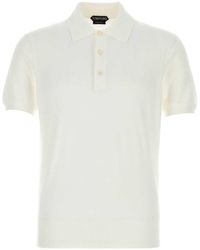 Tom Ford - Solid Shirt Collar Polo - Lyst