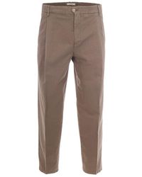 BRIGLIA - Regular Flat Front Pants - Lyst