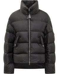 Moncler - Quilted Mock Collar Jacket - Lyst
