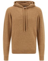 Roberto Collina - Wool Blend Hoodie - Lyst
