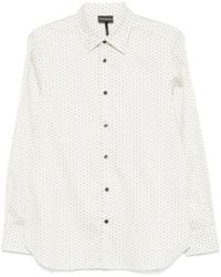 Emporio Armani - Cotton Shirt - Lyst