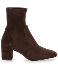 Stuart Weitzman - 'Yuliana' Ankle Boots With Medium Block Heel - Lyst