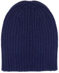 LA ROSE - Knitted Beanie Hat - Lyst