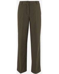Aspesi - Stretch Cotton Pants - Lyst