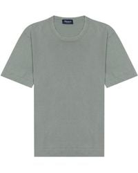 Drumohr - Solid Crew Neck T-Shirt - Lyst
