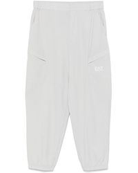 EA7 - Logo Print Track Pants - Lyst