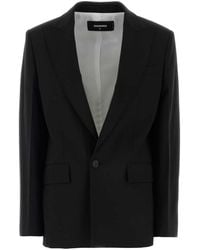 DSquared² - Solid Shawl Lapel Jacket - Lyst