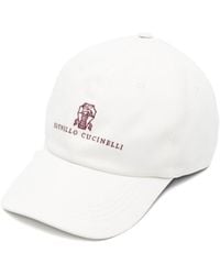 Brunello Cucinelli - Embroidered Logo Baseball Hat - Lyst