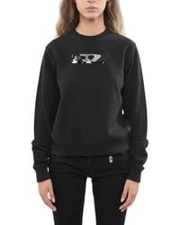 DIESEL - Logo Crew Neck Sweatshirt - Lyst