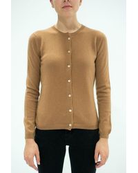 LA ROSE - Light Cashmere Cardigan - Lyst