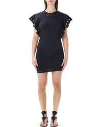 Isabel Marant - Round Neck Mini Dress - Lyst