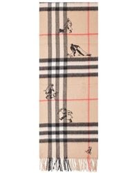Burberry - Mu 168X30 Check Scarf - Lyst