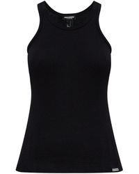 DSquared² - Sleeveless Cotton Top - Lyst