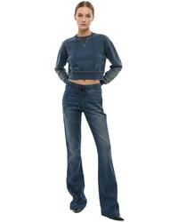 DIESEL - Bootcut Mid Rise Jeans - Lyst