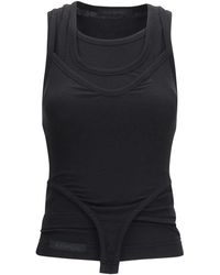 ALAINPAUL - Solid Round Neck Top - Lyst