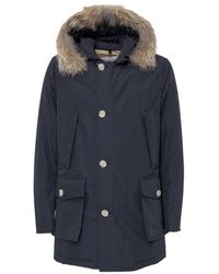 Woolrich - Solid Hood Jackets - Lyst