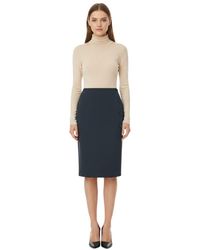 Pinko - Solid Knee Length Skirt - Lyst