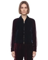 Stella McCartney - Embroidered Shirt Collar Jacket - Lyst