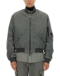 Dolce & Gabbana - Solid Mock Collar Jacket - Lyst