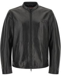 DIESEL - Mandarin Collar Jacket - Lyst