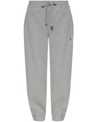 McQueen - Light Logo-Embroidered Track Pants - Lyst