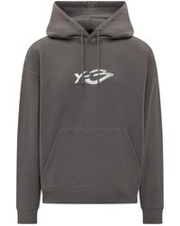 Y-3 - Relaxed Logo Hoodie - Lyst