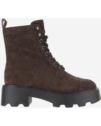 Tory Burch - Lace Up Boots - Lyst
