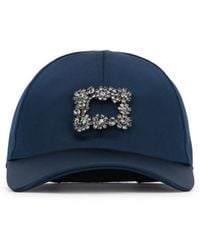 Roger Vivier - Flowers Embellished Baseball Hat - Lyst