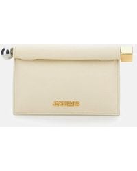 Jacquemus - Ivory Rond Carre Clutch - Lyst