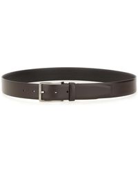 BOSS - Solid Buckle Belt - Lyst