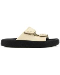 Veja - Ivory Leather Sandals - Lyst