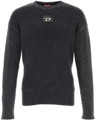 DIESEL - Dark Logo Sweaters - Lyst