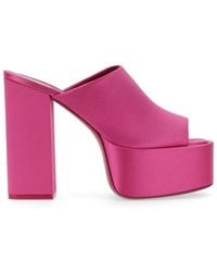 Paris Texas - Sasha Open-Toe Mules With Wide Strap - Lyst