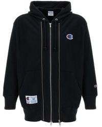 Undercover - Hoodie With Beaded Logo - Lyst