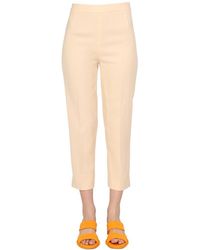 Moschino - Slim Flat Front Pants - Lyst