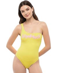 DSquared² - Logo One Shoulder Swimwear - Lyst