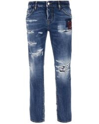 DSquared² - Slim Mid Rise Jeans - Lyst