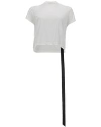 Rick Owens - Solid Mock Collar T-Shirt - Lyst
