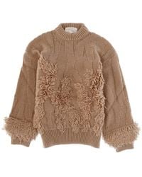 Circus Hotel - Knitted Mock Collar Sweater - Lyst