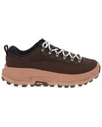 Hoka One One - Solid Lace Up Sneakers - Lyst