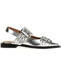 Ganni - Shoes With Buckles - Lyst