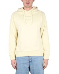 A.P.C. - Drawstring Hood Sweatshirt - Lyst
